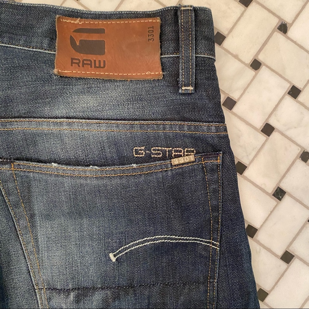 Men's G-Star Raw Denim 3301 Straight Jean 32/34